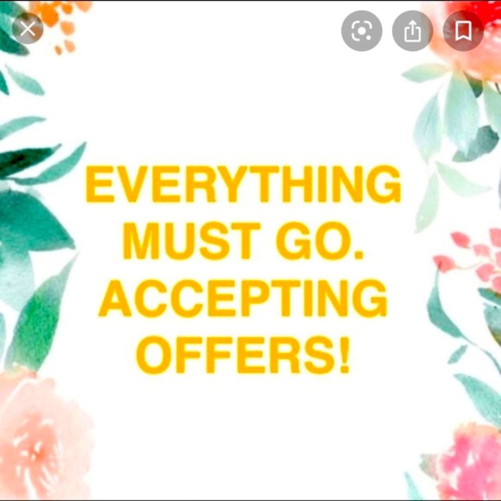 Offers Welcomed.
